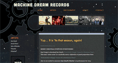 Desktop Screenshot of machinedreamrecords.com